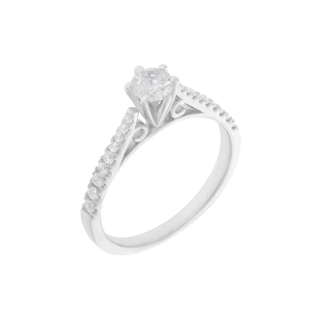 Engagement Round Diamond Ring LR11658A